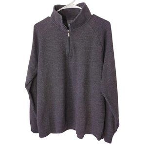 LL Bean Sweater Mens Medium Quarter Zip